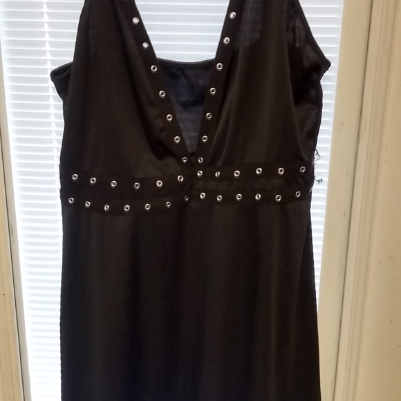 Black Gothic Mini Dress - Picture 2 of 9